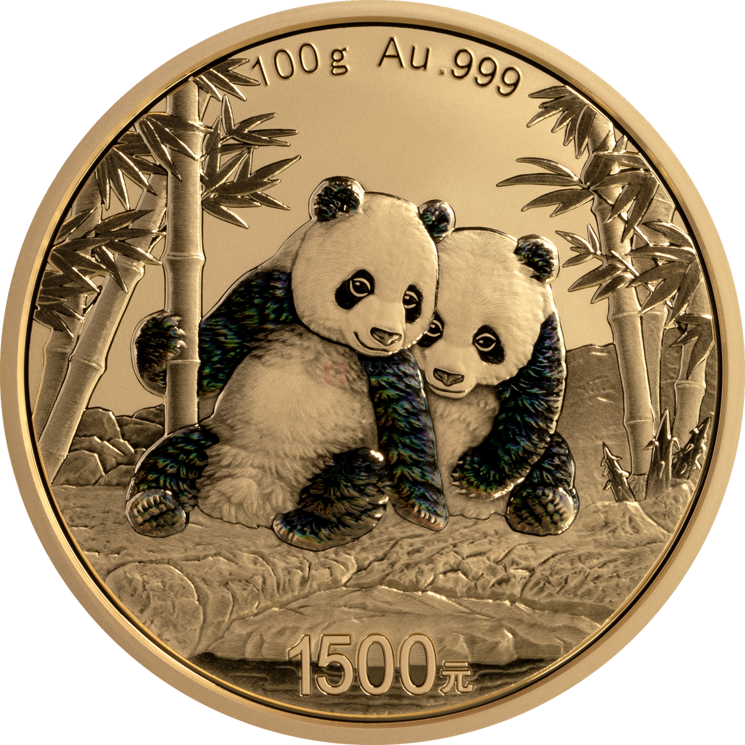 2026版熊猫100克精制金质纪念币